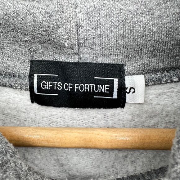 Gifts of Fortune Reign Gray Thunderstorm Skull Hoodie Men's S - Picture 4 of 8